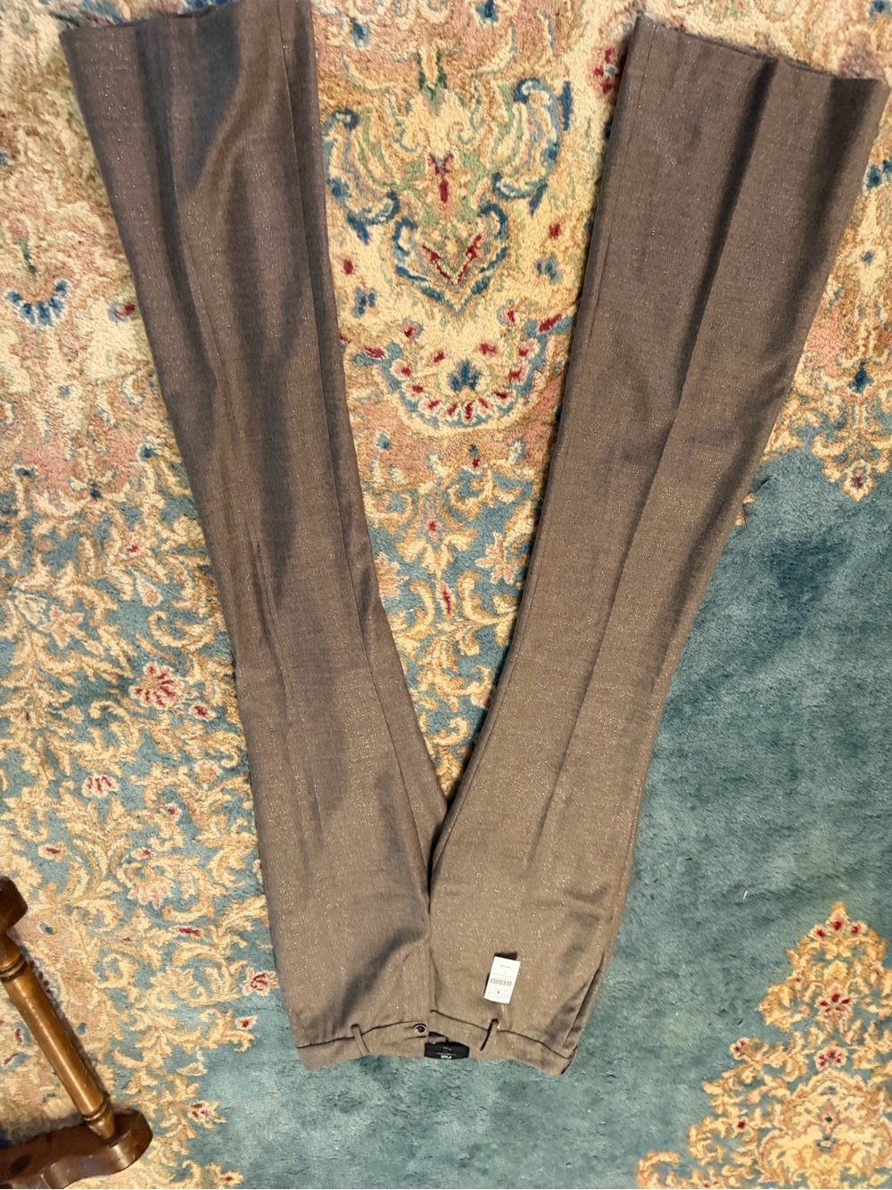 Barneys New York Brown Sparkle Trousers